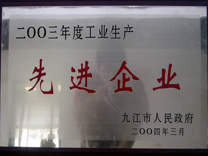 工業生產先進企業（江西亞東）